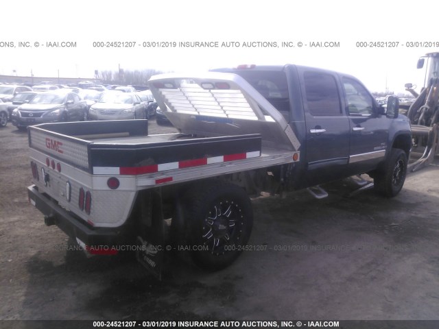 1GTHK23658F115842 - 2008 GMC SIERRA BLUE photo 4