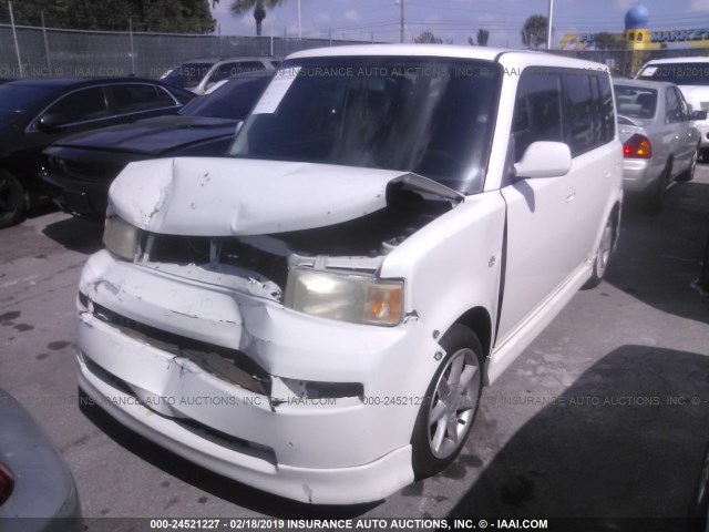 JTLKT324964036762 - 2006 TOYOTA SCION XB Ақ фото 2