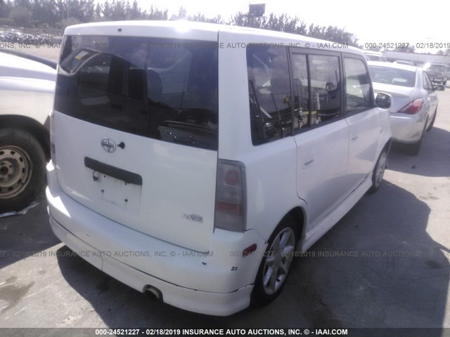 JTLKT324964036762 - 2006 TOYOTA SCION XB Ақ фото 4