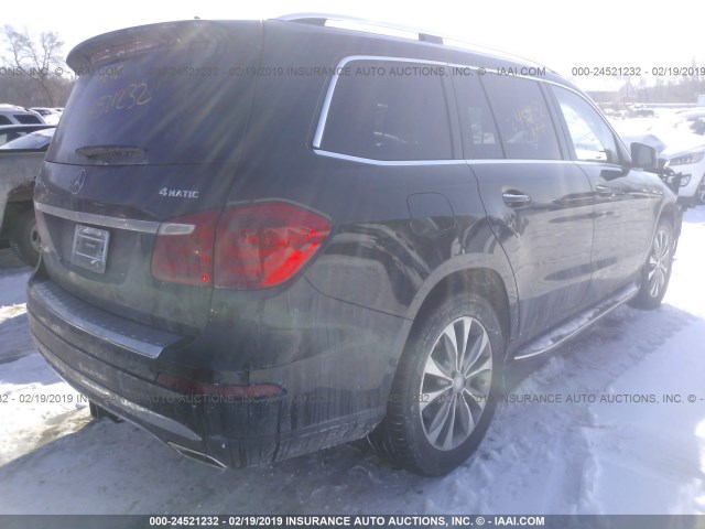 4JGDF7CE7EA316119 - 2014 MERCEDES-BENZ GL 450 4MATIC BLACK photo 4