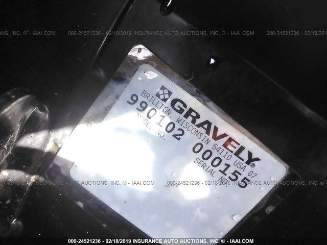 990102000155 - 2000 OTHER GRAVLEY MOWER  RED photo 9