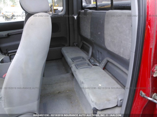 5TEUU42N65Z104683 - 2005 TOYOTA TACOMA RED photo 8