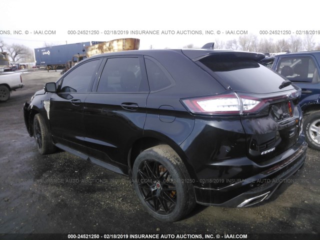 2FMPK3AP8FBB77775 - 2015 FORD EDGE SPORT BLACK photo 3