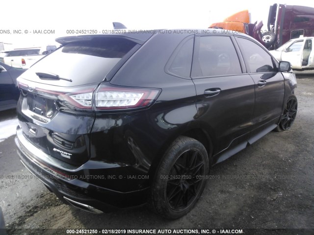 2FMPK3AP8FBB77775 - 2015 FORD EDGE SPORT BLACK photo 4