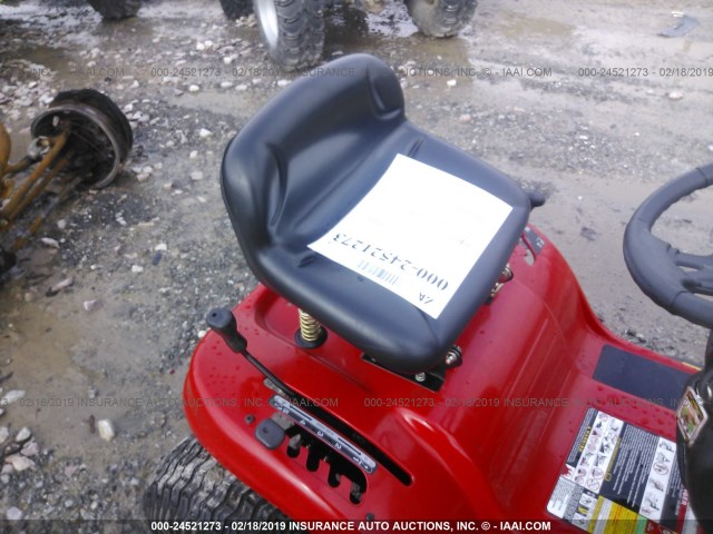 1A277B70389 - 2017 TROY-BILT MOWER  RED photo 5