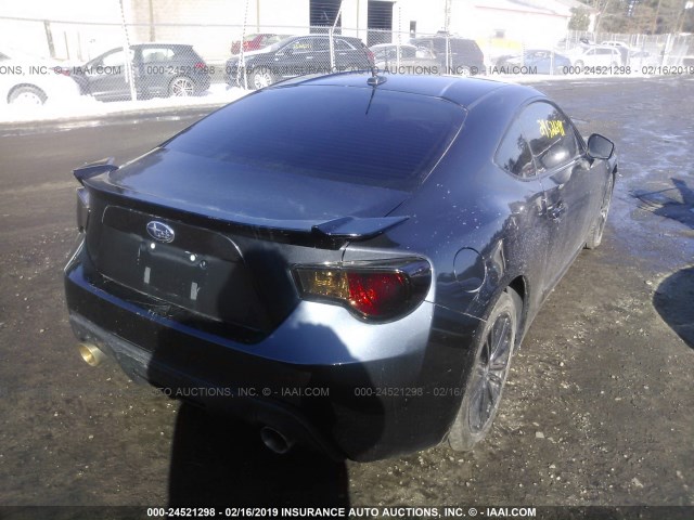 JF1ZCAC15D2604135 - 2013 SUBARU BRZ 2.0 LIMITED GRAY photo 4