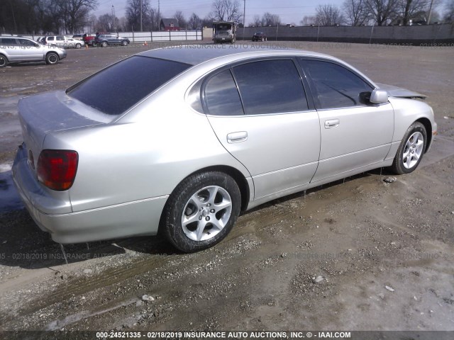 JT8BD69S140200281 - 2004 LEXUS GS 银色 照片 4