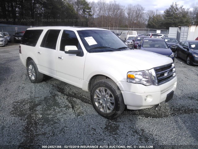 1FMJK1K50DEF69626 - 2013 FORD EXPEDITION EL LIMITED WHITE photo 1