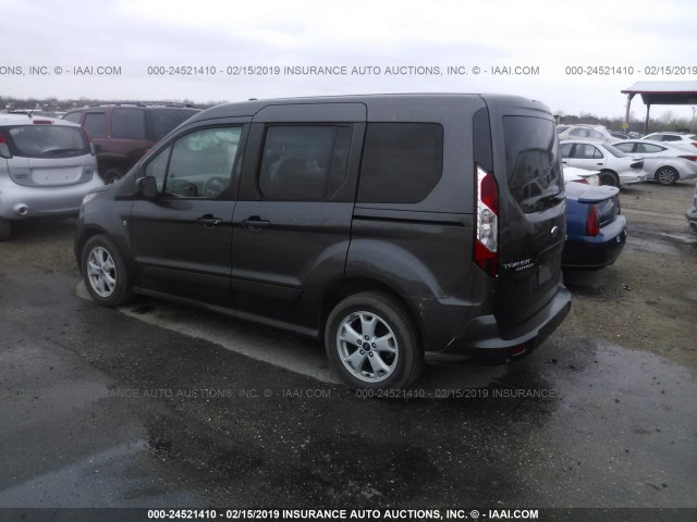 NM0AE8F79G1230534 - 2016 FORD TRANSIT CONNECT XLT GRAY photo 3