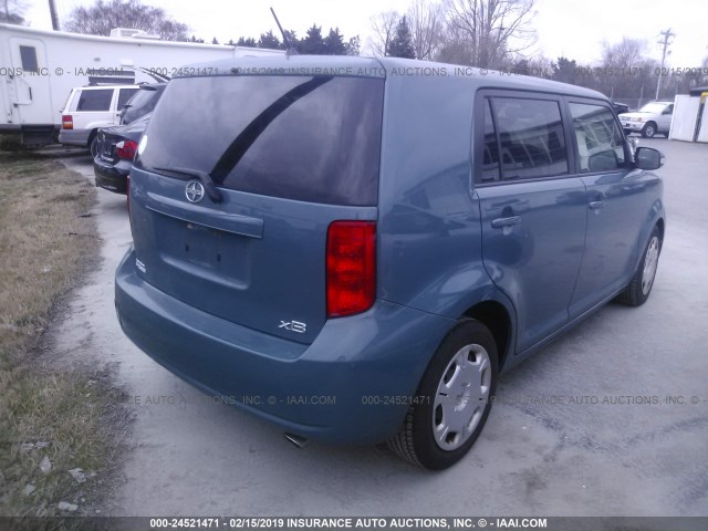 JTLKE50EX81012735 - 2008 TOYOTA SCION XB Жасыл фото 4