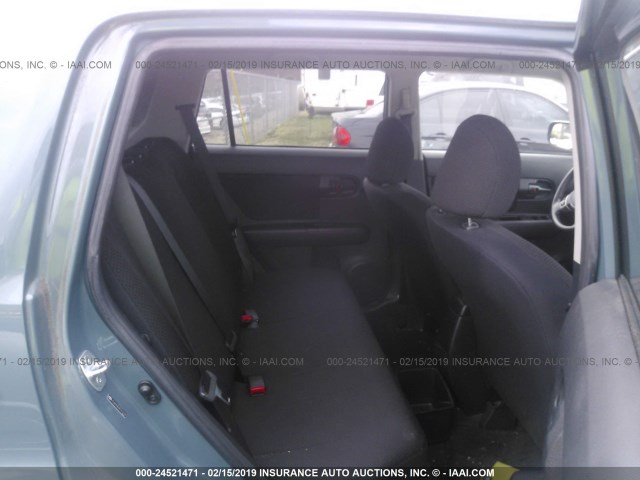 JTLKE50EX81012735 - 2008 TOYOTA SCION XB Жасыл фото 8