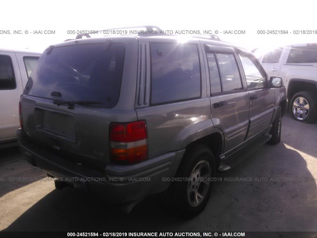 1J4GZ78YXVC771475 - 1997 JEEP GRAND CHEROKEE LIMITED/ORVIS TAN photo 4