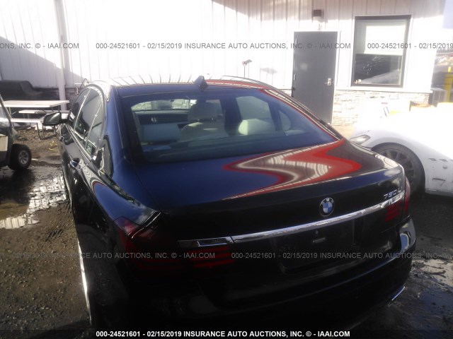 WBAYE8C5XFD781697 - 2015 BMW 750 LI BLACK photo 3