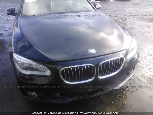 WBAYE8C5XFD781697 - 2015 BMW 750 LI BLACK photo 6