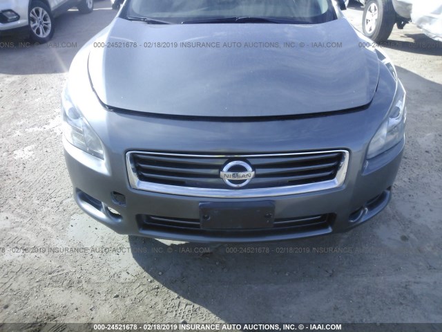 1N4AA5AP4EC472997 - 2014 NISSAN MAXIMA S/SV GRAY photo 6