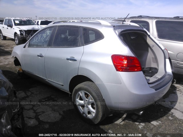 JN8AS5MT0DW028727 - 2013 NISSAN ROGUE S/SV SILVER photo 3