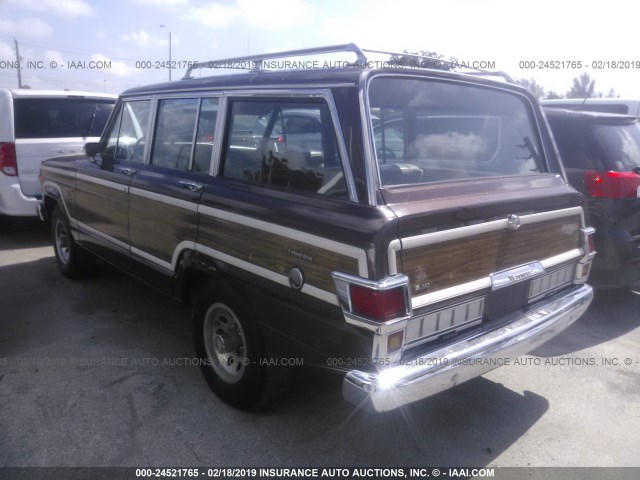 J9A15NN139410 - 1979 JEEP GRAND WAGONEER  Dark Brown photo 3