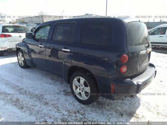 3GNDA23DX7S569408 - 2007 CHEVROLET HHR LT BLUE photo 3