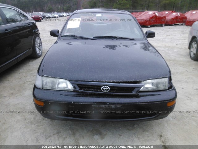 2T1BB02E2VC205960 - 1997 TOYOTA COROLLA DX GRAY photo 6