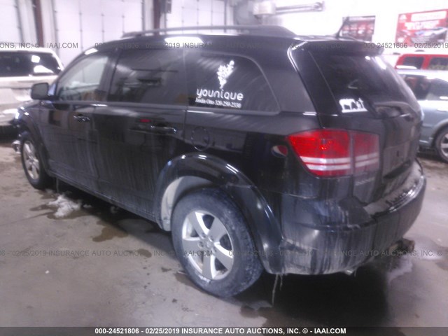 3D4PG5FV9AT175414 - 2010 DODGE JOURNEY SXT BLACK photo 3