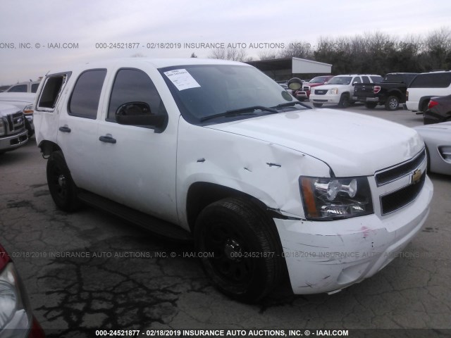 1GNLC2E08DR326582 - 2013 CHEVROLET TAHOE POLICE WHITE photo 1