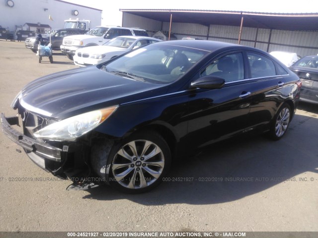 5NPEC4AB9BH228220 - 2011 HYUNDAI SONATA SE/LIMITED BLACK photo 2