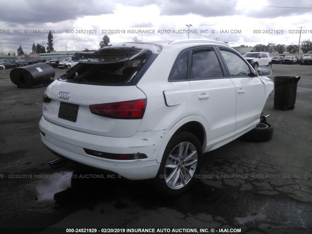 WA1BCCFS3HR015183 - 2017 AUDI Q3 PREMIUM WHITE photo 4