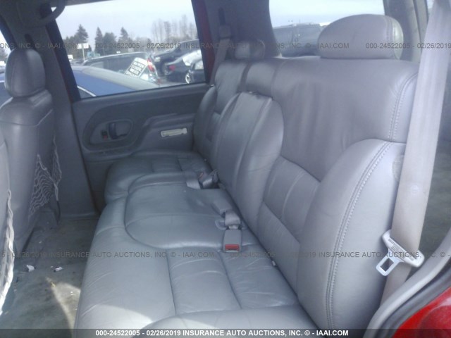 1GKEK13RXXJ718230 - 1999 GMC YUKON RED photo 8