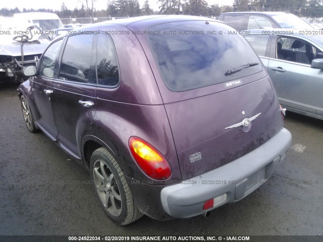 3C8FY68B22T329623 - 2002 CHRYSLER PT CRUISER LIMITED/DREAM CRUISER MAROON photo 3