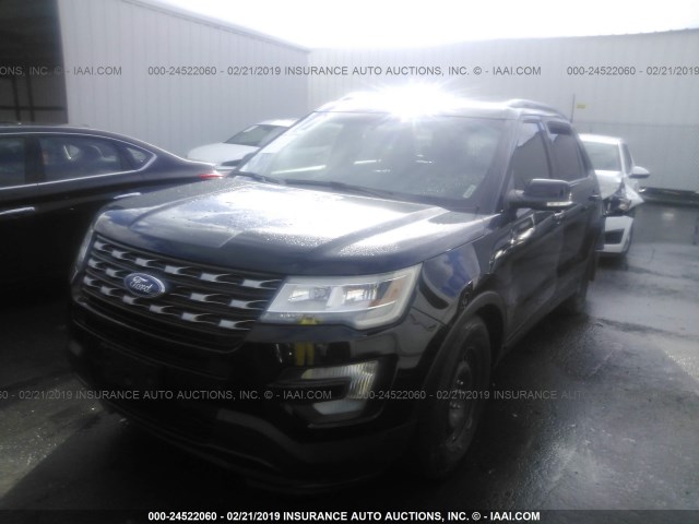 1FM5K7F83GGC06710 - 2016 FORD EXPLORER LIMITED BLACK photo 2