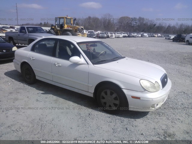 KMHWF25H54A021277 - 2004 HYUNDAI SONATA GL WHITE photo 1