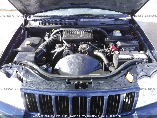 1J4GR48K55C554653 - 2005 JEEP GRAND CHEROKEE LAREDO/COLUMBIA/FREEDOM 蓝色 照片 10