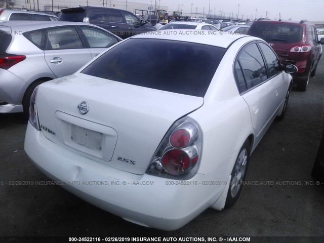 1N4AL11D16C159626 - 2006 NISSAN ALTIMA S/SL WHITE photo 4