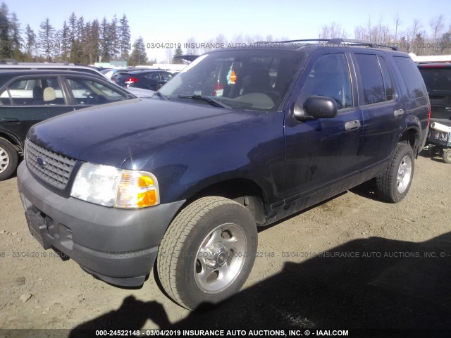 1FMZU72K63UB61870 - 2003 FORD EXPLORER XLS/XLS SPORT BLUE photo 2