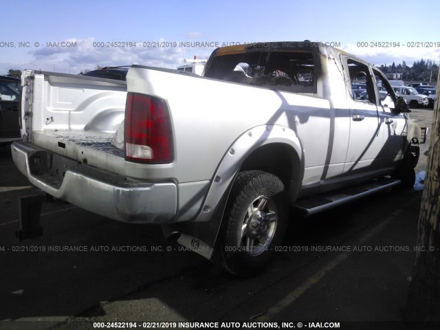 3C63D3MLXCG140300 - 2012 DODGE RAM 3500 LARAMIE GRAY photo 4