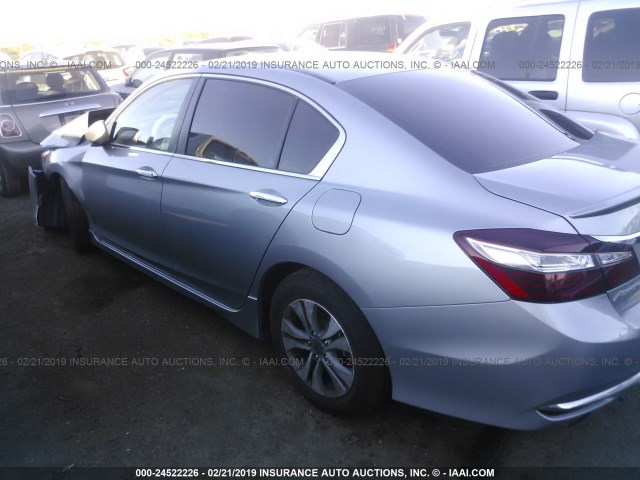 1HGCR2F62HA063862 - 2017 HONDA ACCORD SPORT SILVER photo 3