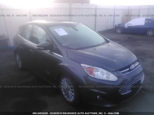 1FADP5CUXFL115713 - 2015 FORD C-MAX PREMIUM SEL GRAY photo 1