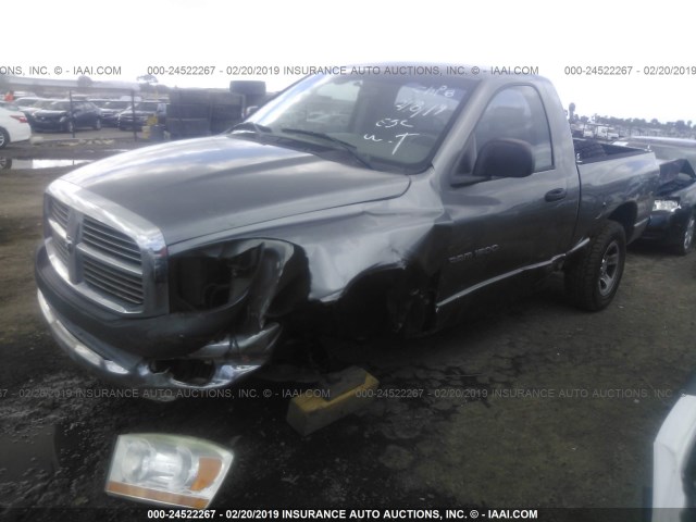 1D7HA16KX6J231799 - 2006 DODGE RAM 1500 ST GRAY photo 2