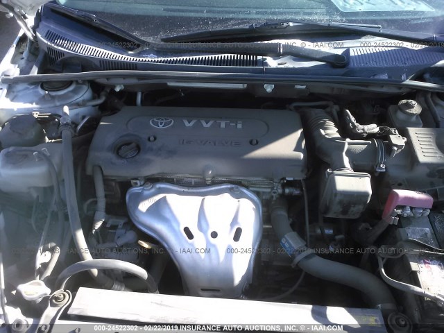 JTKDE3B76A0303857 - 2010 TOYOTA SCION TC WHITE photo 10