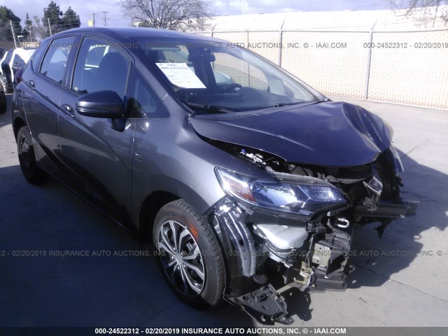 3HGGK5H44JM716333 - 2018 HONDA FIT LX GRAY photo 1