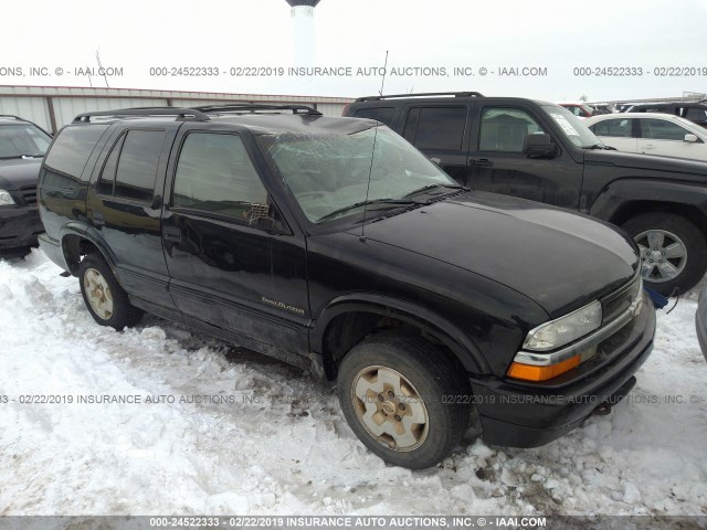 1GNDT13W6X2133155 - 1999 CHEVROLET BLAZER BLACK photo 1