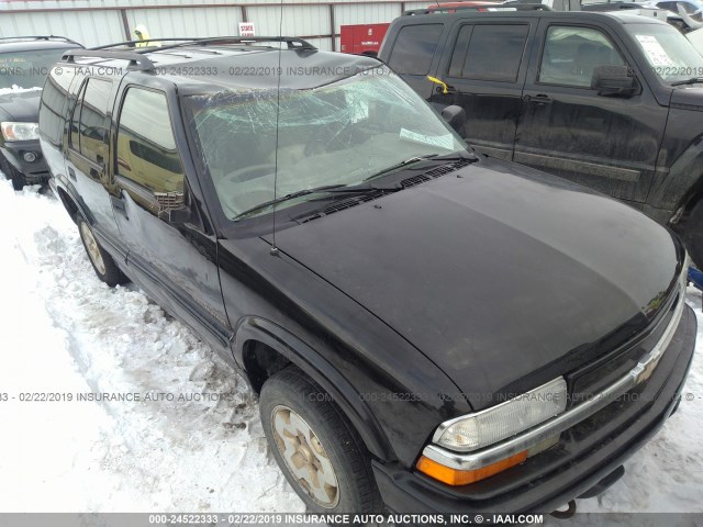 1GNDT13W6X2133155 - 1999 CHEVROLET BLAZER BLACK photo 6