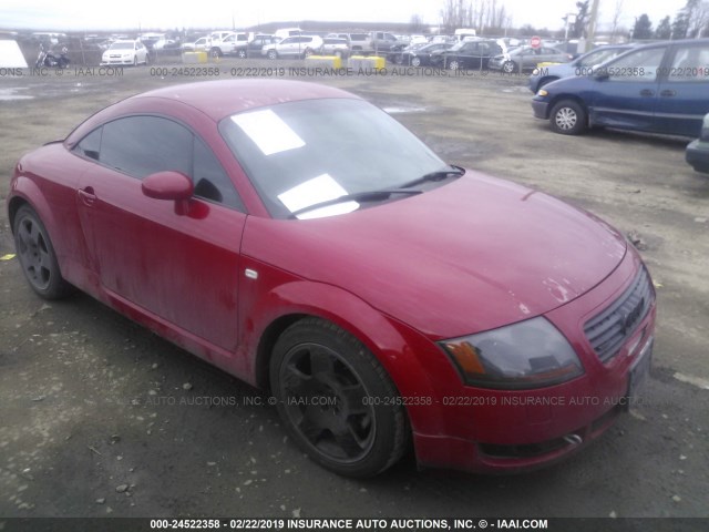 TRUWT28N811020592 - 2001 AUDI TT QUATTRO RED photo 1