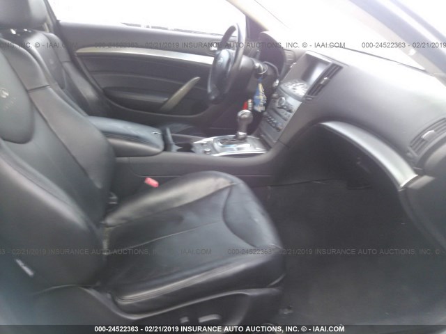 JN1CV6EK4CM420016 - 2012 INFINITI G37 SPORT SILVER photo 5