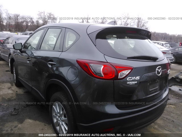 JM3KE2BYXG0727575 - 2016 MAZDA CX-5 SPORT GRAY photo 3