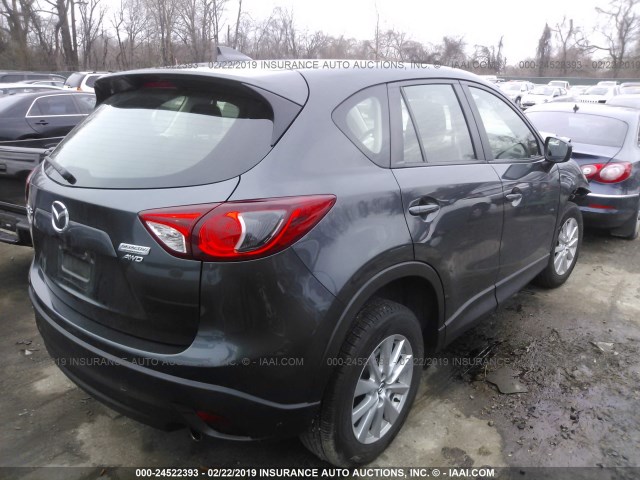 JM3KE2BYXG0727575 - 2016 MAZDA CX-5 SPORT GRAY photo 4