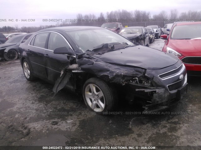 1G1ZB5E12BF229188 - 2011 CHEVROLET MALIBU LS BLACK photo 1