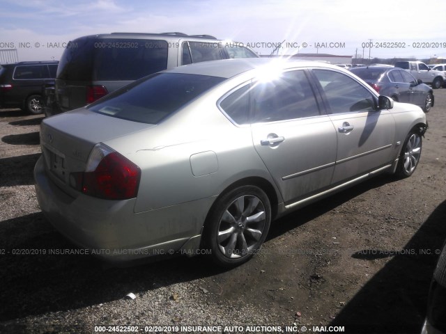 JNKAY01E66M111174 - 2006 INFINITI M35 SPORT GRAY photo 4