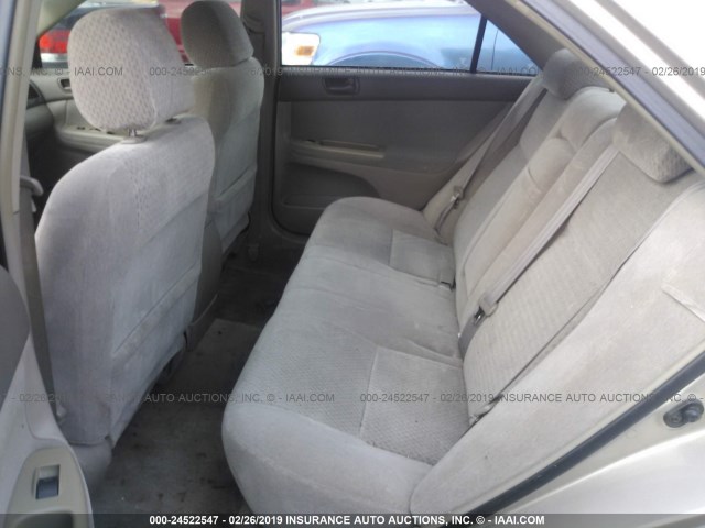 4T1BF32K63U048831 - 2003 TOYOTA CAMRY LE/XLE/SE GOLD photo 8