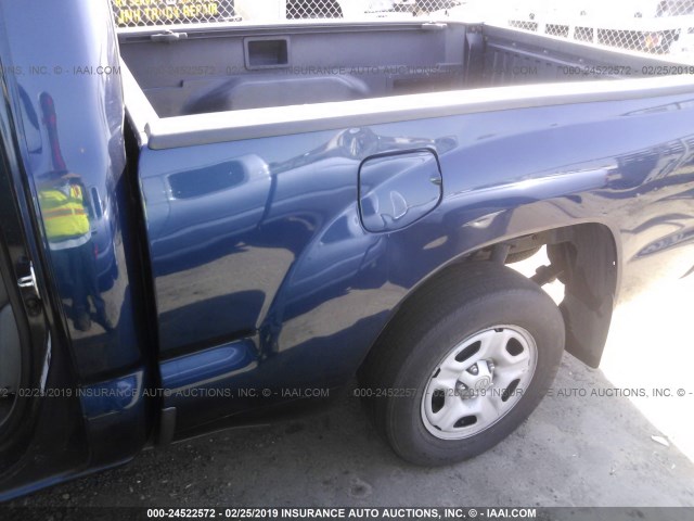 5TENX22N98Z517766 - 2008 TOYOTA TACOMA BLUE photo 6